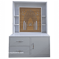 Om Mandir with Storage Space | Prime Wood