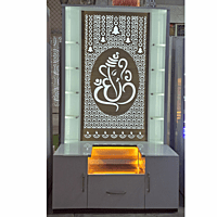 Buy Prime Wood Ganpati Ji Mandir with Storage Space Online Buy Prime Wood Ganpati Ji Mandir with Storage Space Online