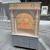 Bring Home Spirituality with Our 3D Om Corian Mandir Bring Home Spirituality with Our 3D Om Corian Mandir