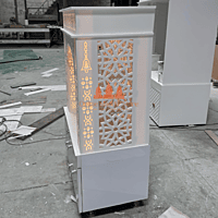 Bring Home Spirituality with Our 3D Om Corian Mandir Bring Home Spirituality with Our 3D Om Corian Mandir