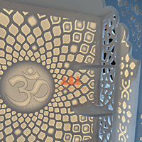 Bring Home Spirituality with Our 3D Om Corian Mandir Bring Home Spirituality with Our 3D Om Corian Mandir