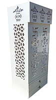 3D Corian Om Mandir With Door Jali SB3003 3D Corian Om Mandir With Door Jali SB3003