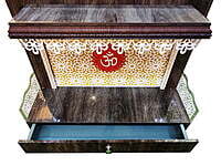 Acrylic Om Mandir With WPC Base SB4001