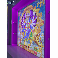 Sherawali Mata Mandir Printed on Acrylic with Storage Space | Sehrawat Brothers Sherawali Mata Mandir Printed on Acrylic with Storage Space | Sehrawat Brothers