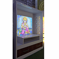 Hanuman Ji Mandir Printed on Acrylic with Storage Space | Sehrawat Brothers Hanuman Ji Mandir Printed on Acrylic with Storage Space | Sehrawat Brothers