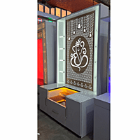 Buy Prime Wood Ganpati Ji Mandir with Storage Space Online Buy Prime Wood Ganpati Ji Mandir with Storage Space Online