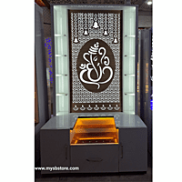 Buy Prime Wood Ganpati Ji Mandir with Storage Space Online Buy Prime Wood Ganpati Ji Mandir with Storage Space Online