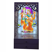 Radha Krishna Mandir with Storage Space - Sehrawat Brothers Radha Krishna Mandir with Storage Space - Sehrawat Brothers