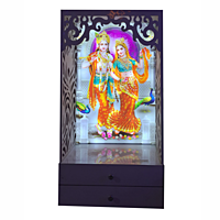 Radha Krishna Mandir with Storage Space - Sehrawat Brothers