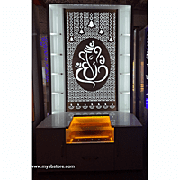 Buy Prime Wood Ganpati Ji Mandir with Storage Space Online