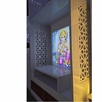Hanuman Ji Mandir Printed on Acrylic with Storage Space | Sehrawat Brothers Hanuman Ji Mandir Printed on Acrylic with Storage Space | Sehrawat Brothers