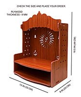 Prime Wood Mandir 1002