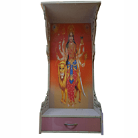 Sherawali Mata Puja Mandir with Storage Space | Sehrawat Brothers
