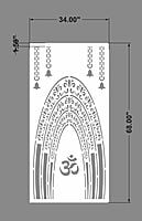 Mandir Back Jali SBMBJ01 Mandir Back Jali SBMBJ01