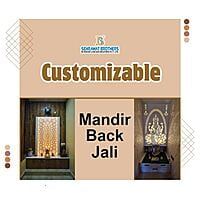 Customizable Mandir Back Jali