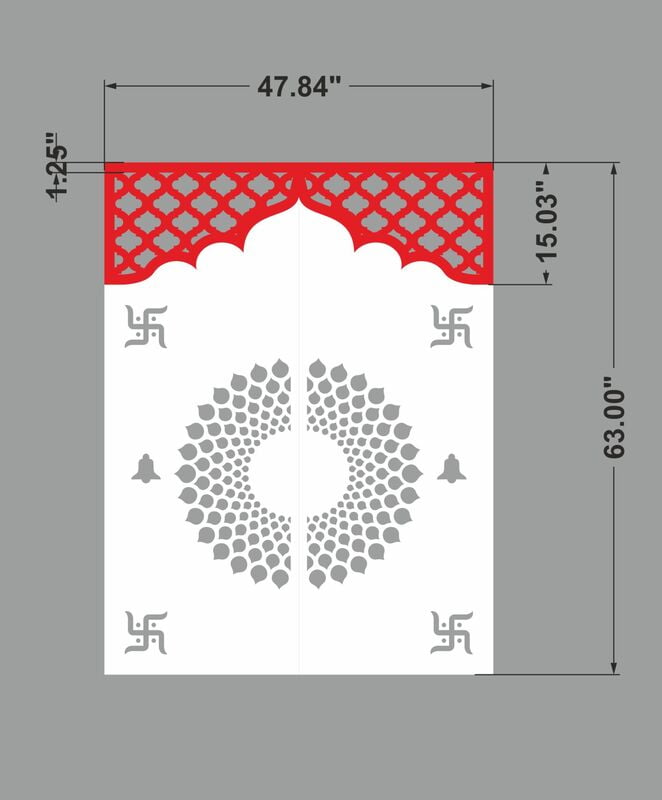 Mandir Palla Jali SBMPJ004 Mandir Palla Jali SBMPJ004