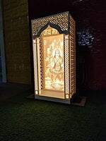 Lakshmi Mata Mandir | Full Corian Lakshmi Mata Mandir | Full Corian