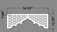2D Mehrab Mandir Jali BMBJ001 2D Mehrab Mandir Jali BMBJ001