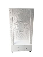 3D Corian Om Mandir With Pillar | Full Corian Mandir 3D Corian Om Mandir With Pillar | Full Corian Mandir