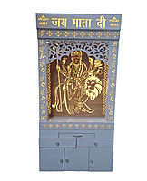 Sherawali Mata Mandir With WPC Jali Pillar