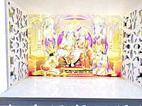 Ram Darbar Mandir made of Alabaster & WPC Ram Darbar Mandir made of Alabaster & WPC